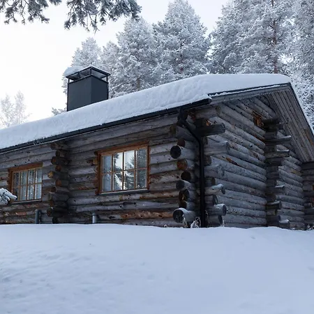 Slopeside Luppo - Original Log Cabin, Sauna, 100m Domek letniskowy Pyhätunturi