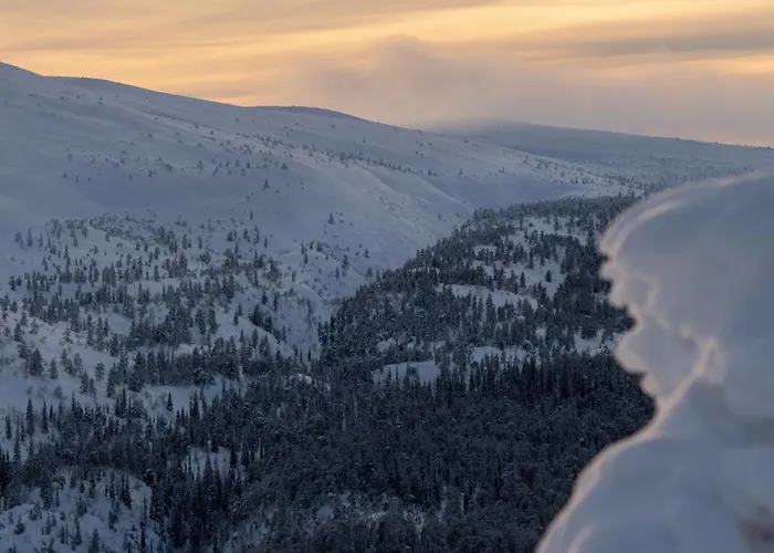 Slopeside Luppo - Original Log Cabin, Sauna, 100m * Pyhätunturi